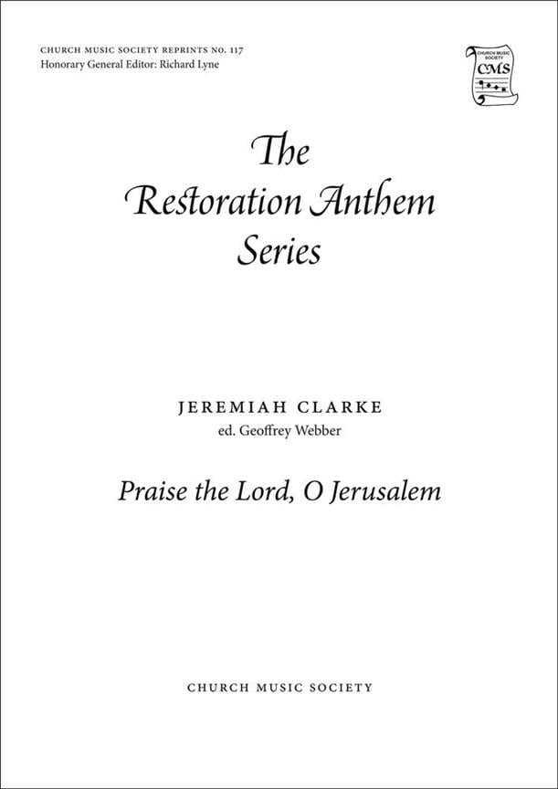 Praise the Lord, O Jerusalem