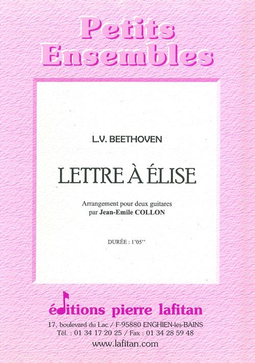 Lettre À Élise (Arr. Pour Deux Guitares)