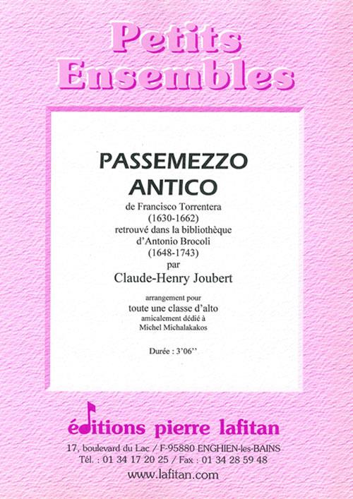 Passemezzo Antico (Pour Toute Une Classe D'Alto)