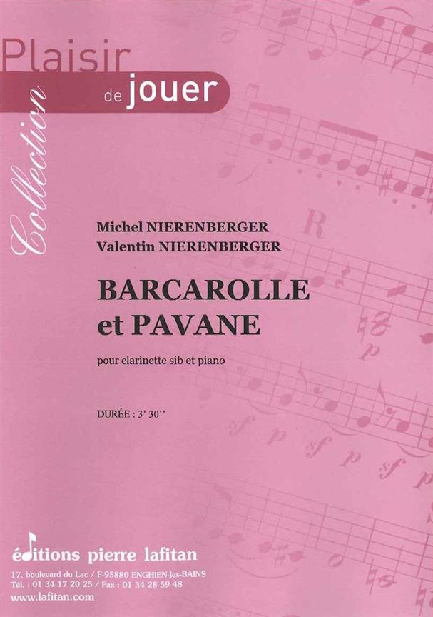 Barcarolle et Pavane (Pièce En 2 Mouvements)