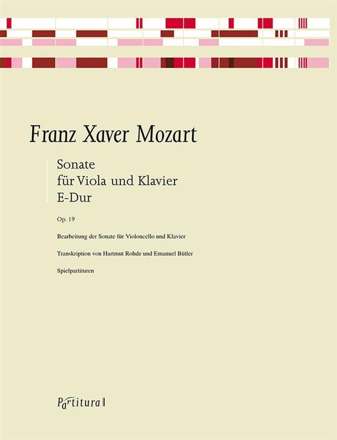 Sonata E Major, Op. 19 For Viola and Cello