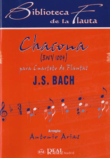 Chacone BWV 1004 para Cuarteto de Flautas