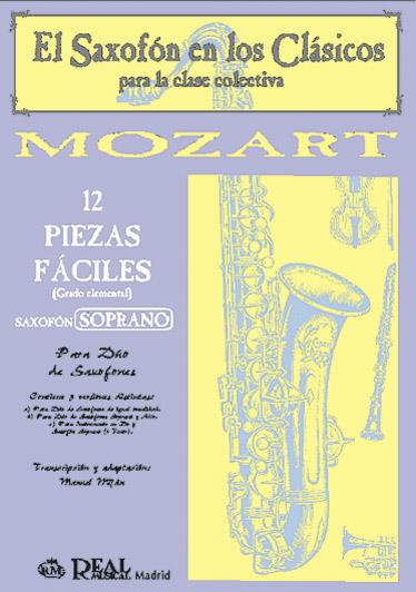 12 Piezas Fáciles para Saxofón Soprano.