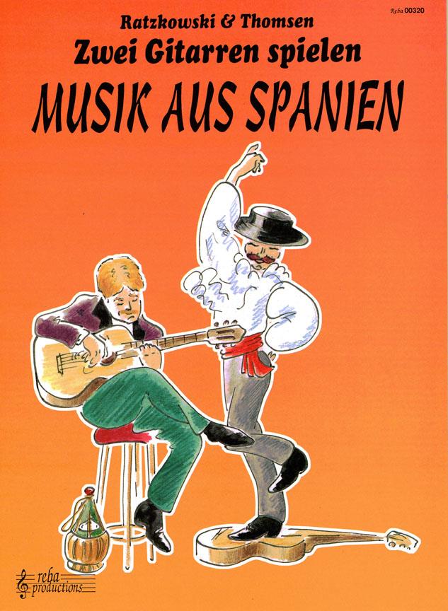Zwei Gitarren spielen Musik aus