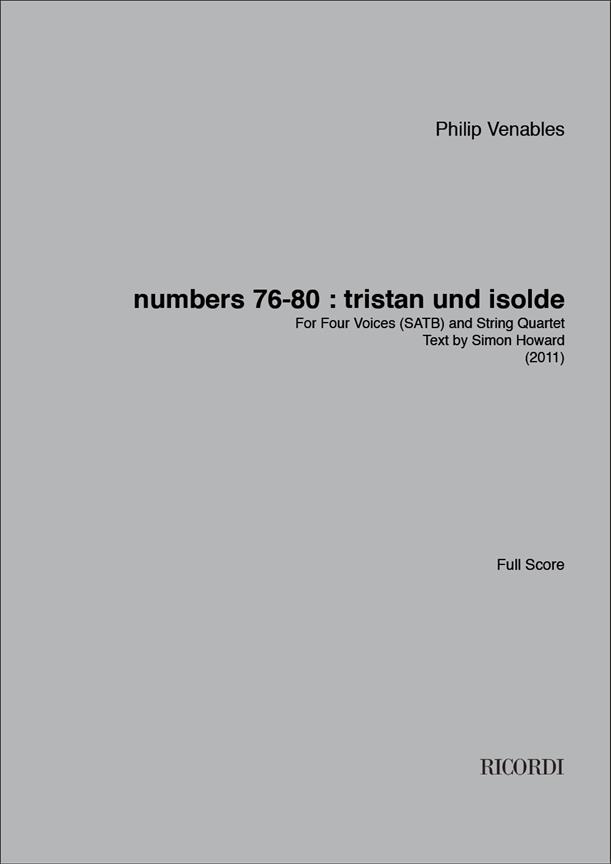 Numbers 76‐80 : Tristan und Isolde