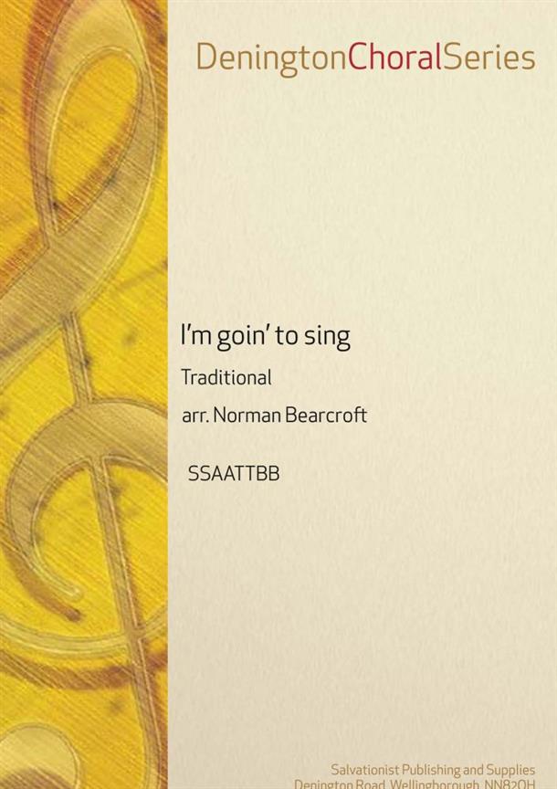 I'm Goin' To Sing