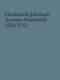 Hindemith-Jahrbuch Band 41