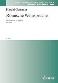 Drei Chorlieder vom Wein GeWV 53
