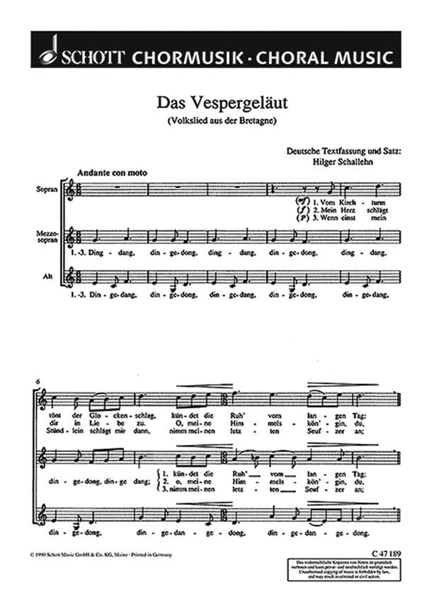 Das Vespergelaut - Les cloches des vêpres