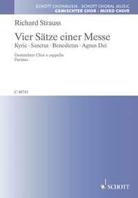 Vier Satze einer Messe o. Op. AV. 31