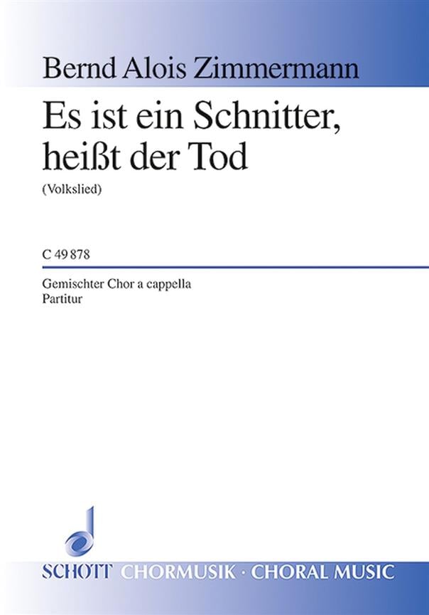 Es ist ein Schnitter, heist der Tod