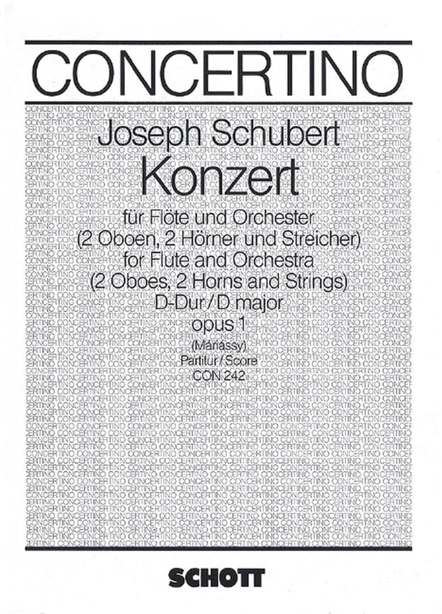 Concerto D major op. 1
