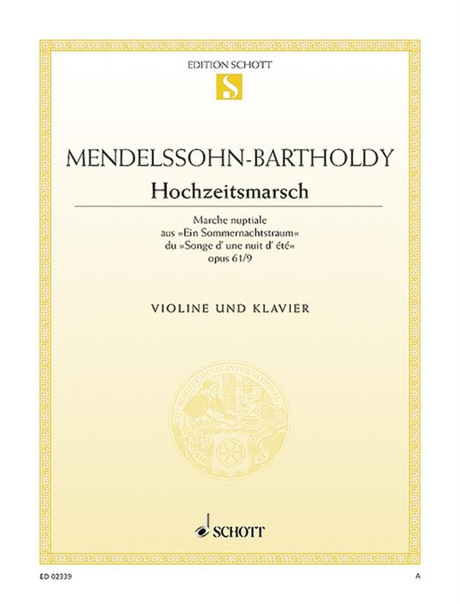 Hochzeitsmarsch op. 61/9