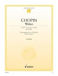 Waltz in E minor Opus posthume