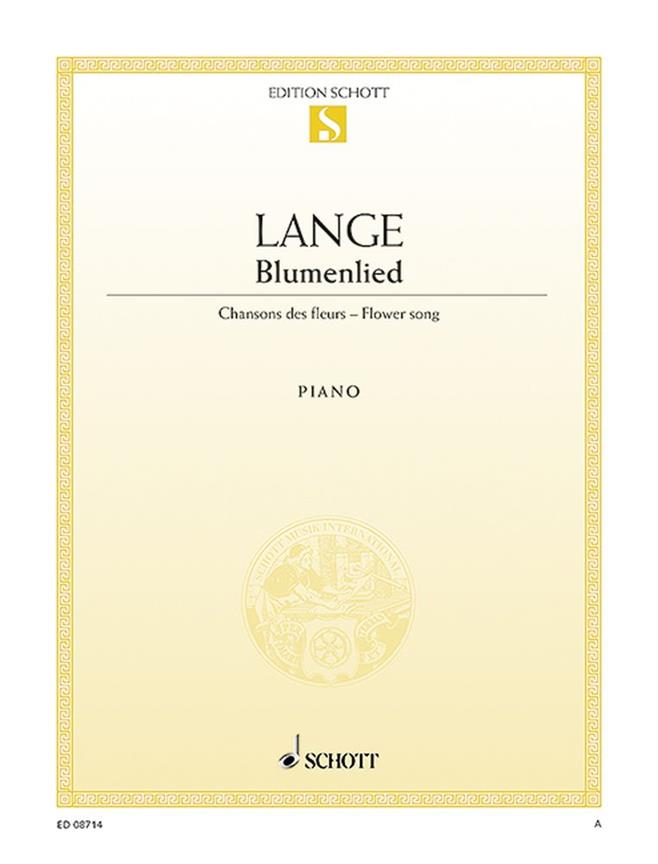 Blumenlied Opus 39