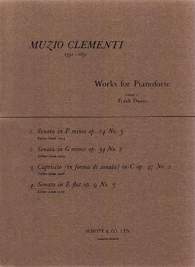 Sonata in E flat Major op. 9/3