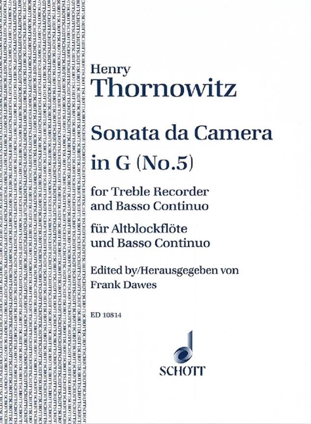 Sonate Da Camera 5 G