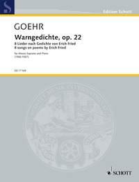 Warngedichte op. 22