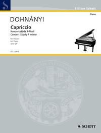 Capriccio f minor op. 28/6