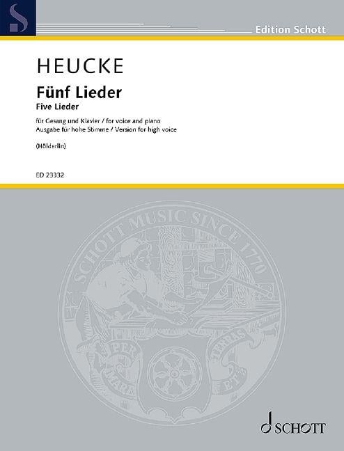 Fünf Lieder op. 99