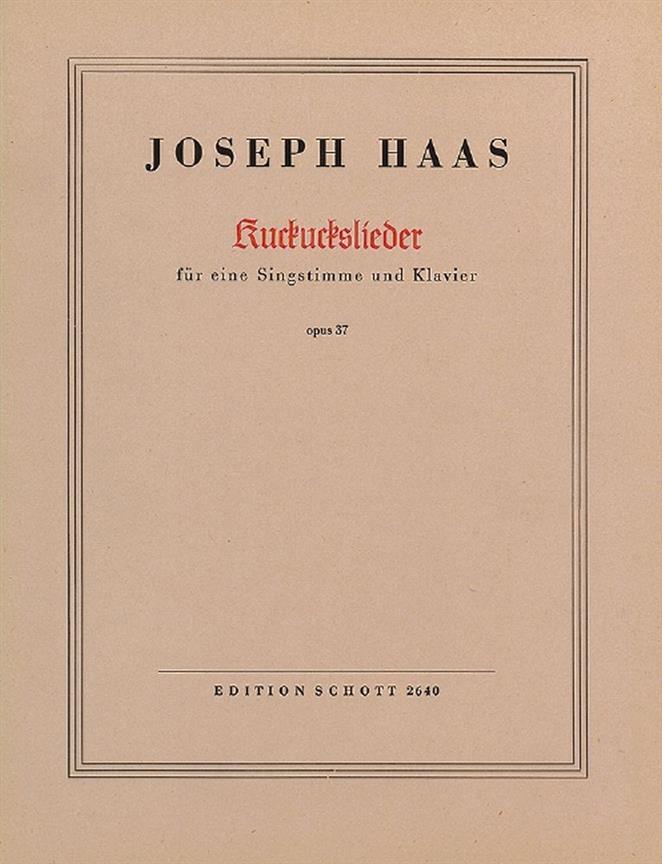 Kuckuckslieder op. 37