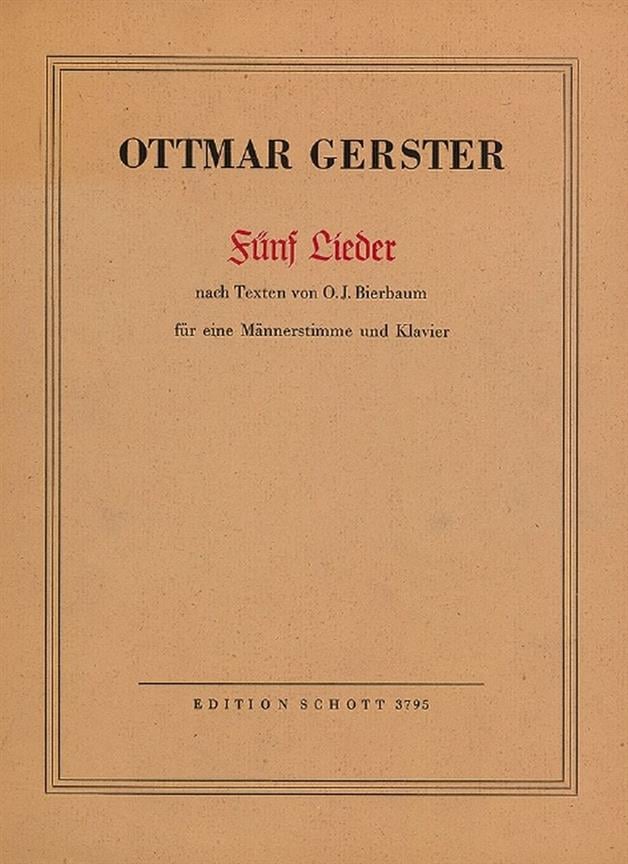 5 Lieder