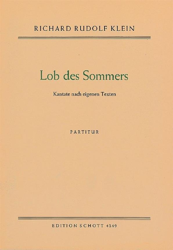 Lob des Sommers