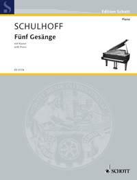 Funf Gesange mit Klavier