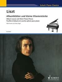 Album Leaves and Short Piano Pieces