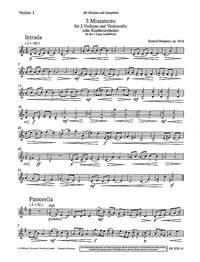 3 Miniaturen op. 101d