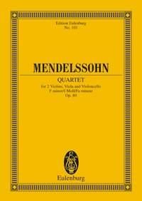 String Quartet F minor op. 80