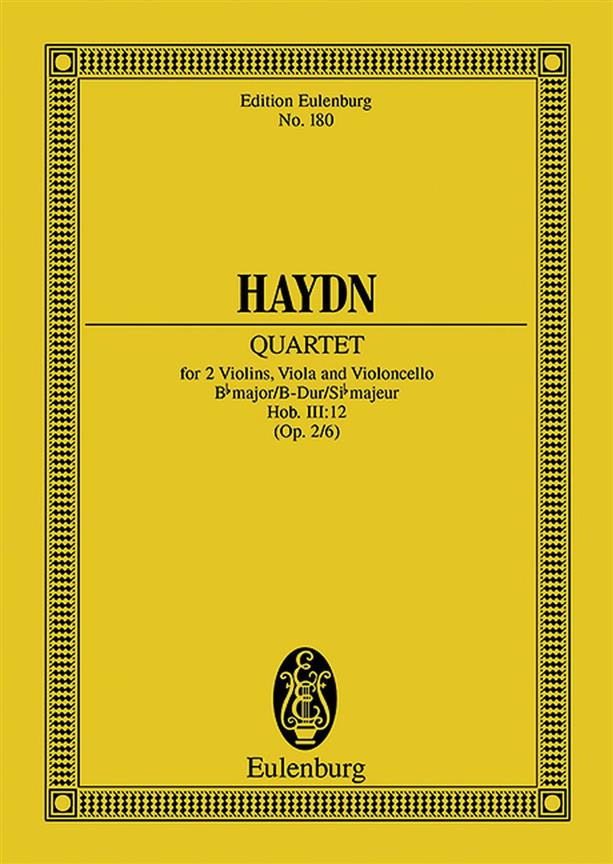 Streichquartet 6 Op.2