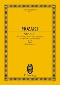 String Quartet B flat major KV 458