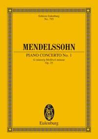 Concerto Per Pf N. 1 Sol M. Op. 25