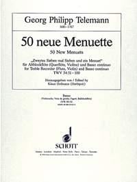 50 neue Menuette TWV 34:51-100