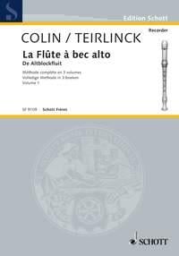 La Flûte à bec alto Vol. 1
