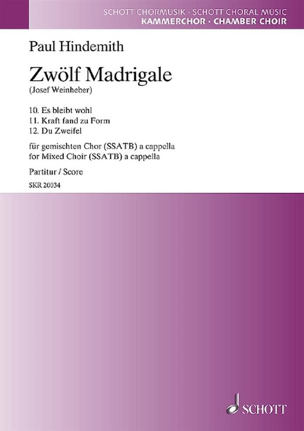 12 Madrigals Heft 4