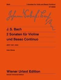 Sonate (2) Bwv 1021 E 1023 (Kehr/Stolze)