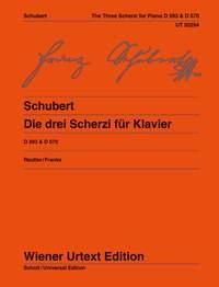 The three Scherzi for piano D 593/1-2, D 570