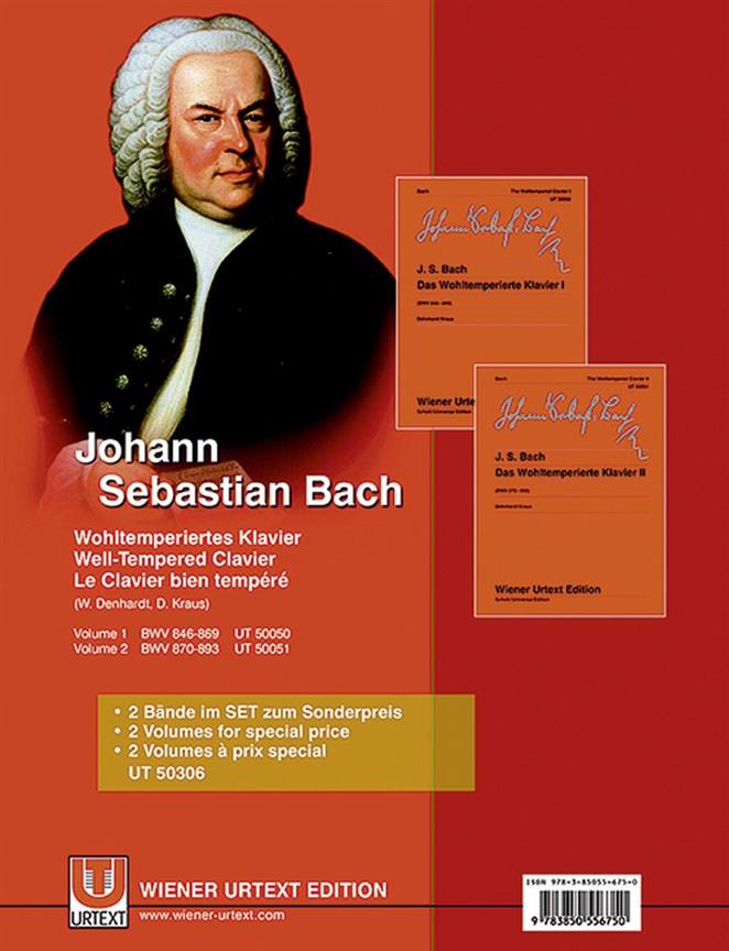 Das Wohltemperierte Klavier Teil I und II kplt.