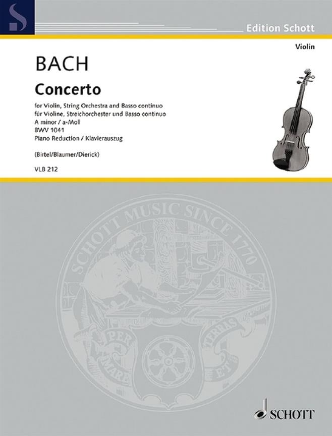 Concerto A-Moll Bwv 1041