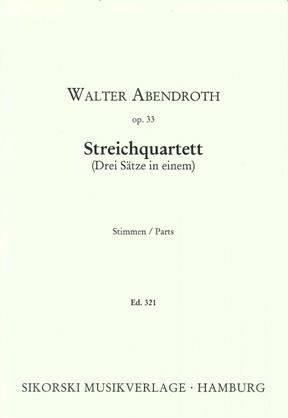 Streichquartett (Drei Sätze in einem)