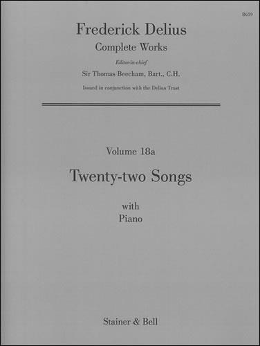Twenty-Two Songs With Piano