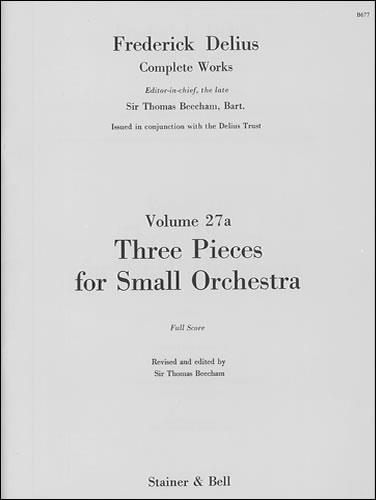 Three Pieces For Small Orchestra
