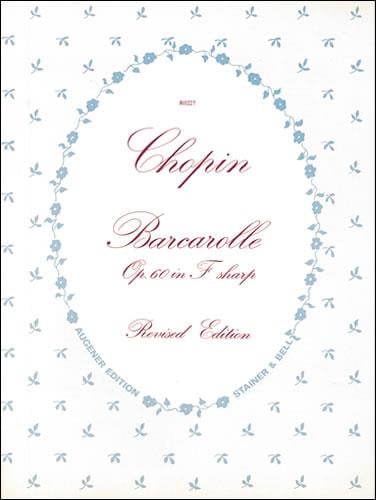 Barcarolle In F Sharp, Op. 60