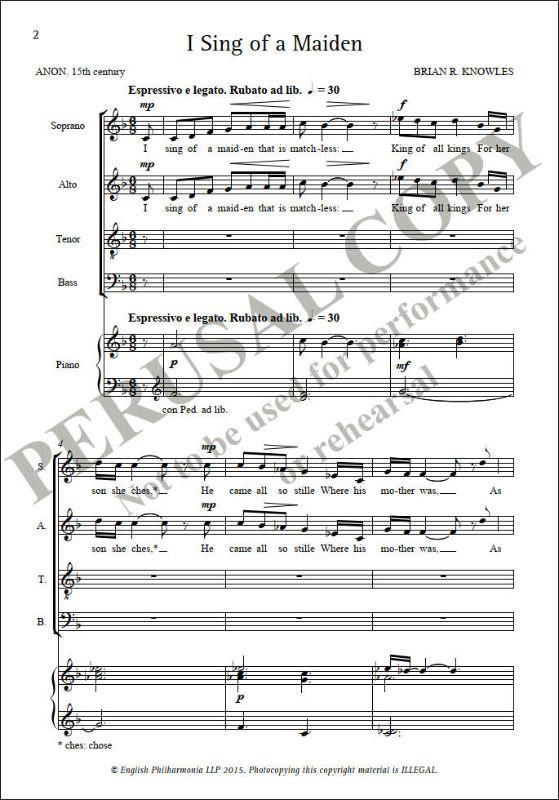 I Sing of a Maiden