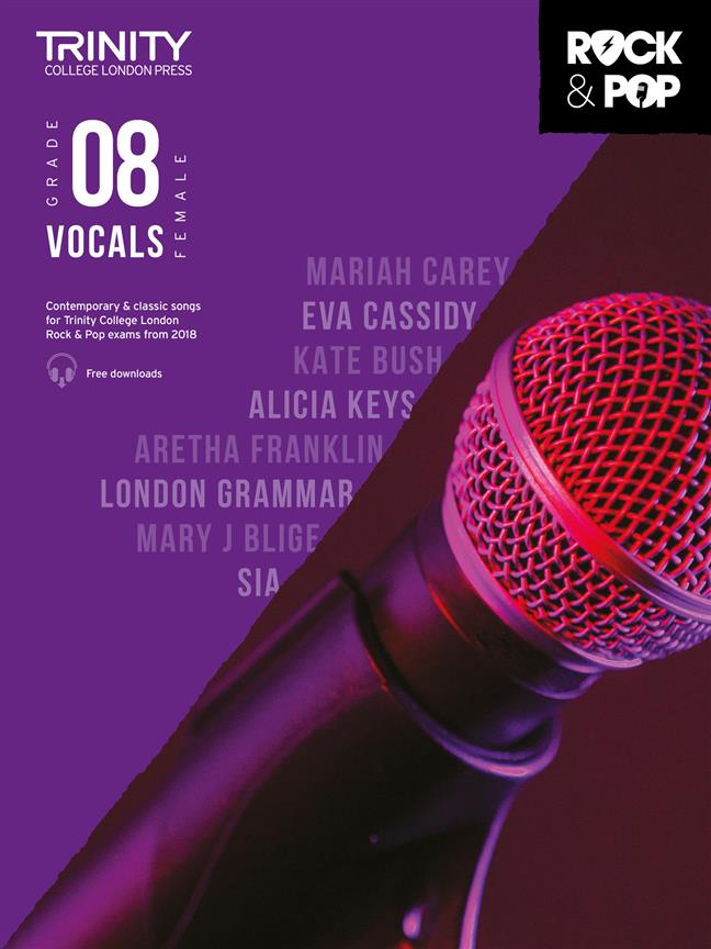 Trinity Rock and Pop 2018 Vocals Grade 8