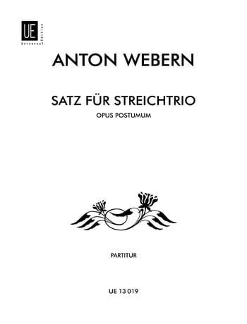 Satz fur Streichtrio Opus Posth.