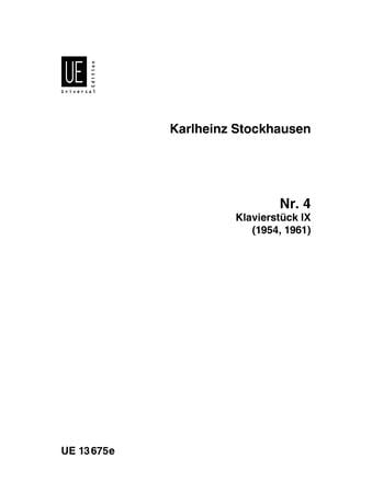 Klavierstueck N. 9