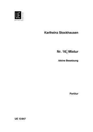 Mixtur - kleine Besetzung